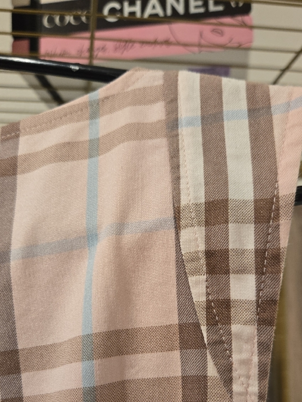 Burberry sleeveless Pink Plaid Tie-Waist Dress - Picture 5 of 8